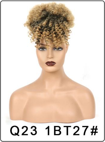 lady Africa fake fluffy hair bud bangs + hair pack Q23 1Bt27 - Shop at LoveMi