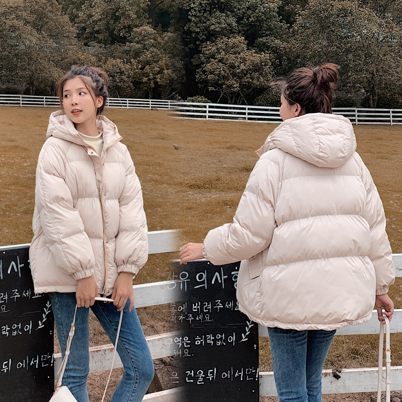 Candy color short cotton jacket