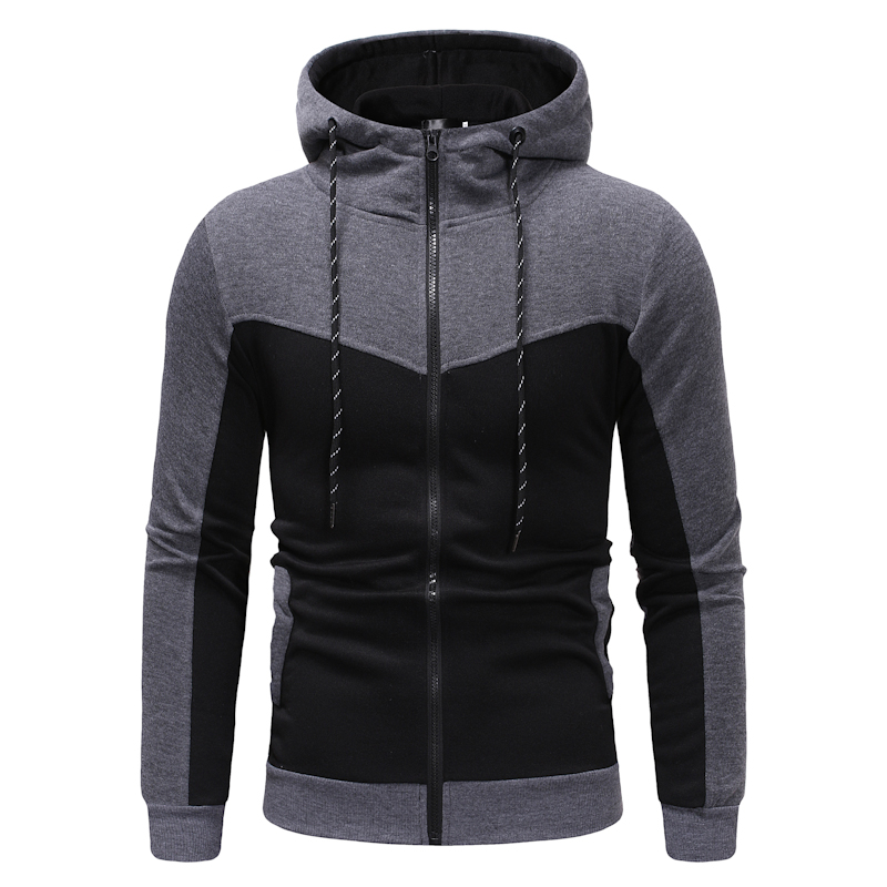 Men's casual hooded start sweatshirt suit