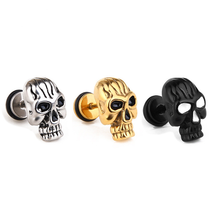 Vintage skull earrings