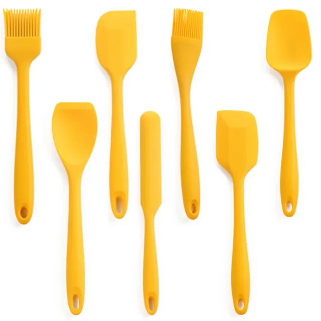 Baking tools high temperature resistant silicone spatula Seven Piece Suit - Shop at LoveMi
