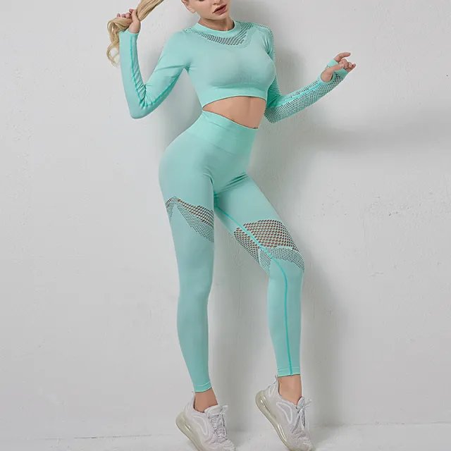 Tight yoga sweatpants Green - Shop at LoveMi