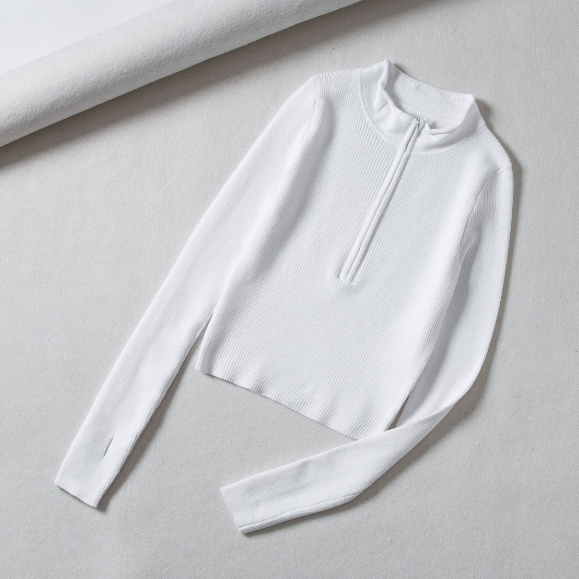 Half-zip  waist corset