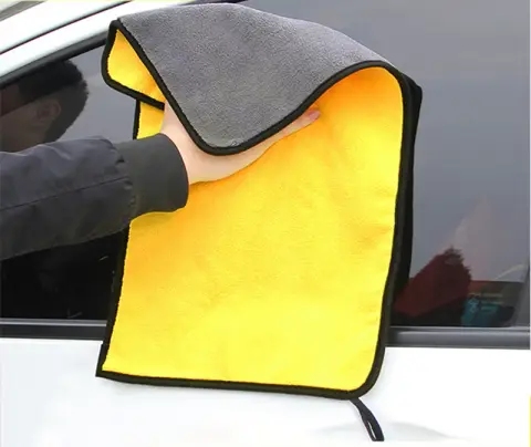 Absorbent Double-sided Velvet Thickened Car Wash Towel