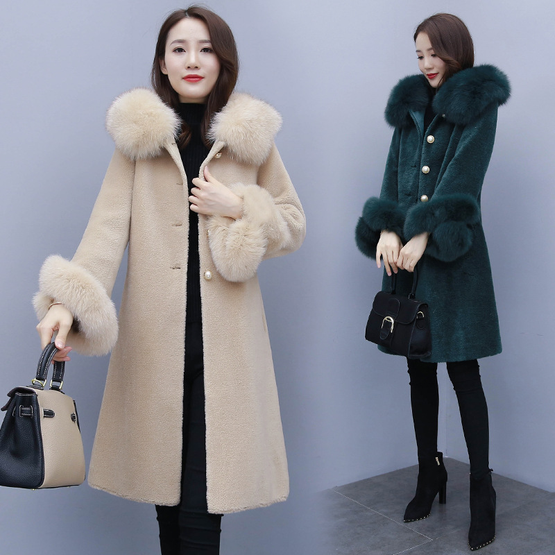 Sheep shearling coat