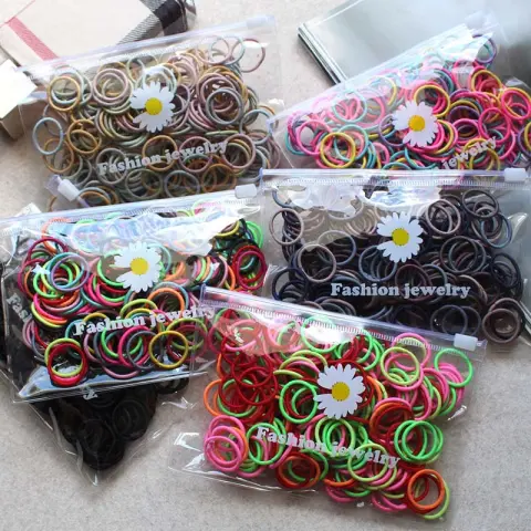 Mini Baby Finger Colored Hair Loops Will Not Hurt