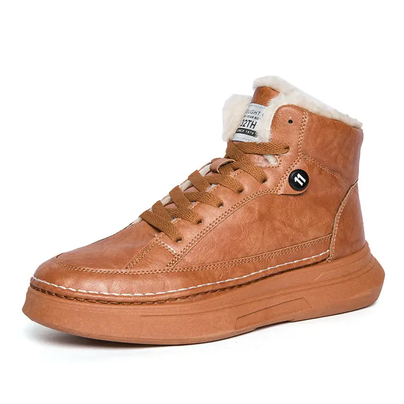 Platform high-top boots