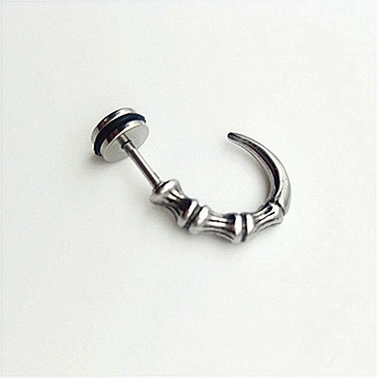 Titanium steel eagle claw earrings hipster earrings