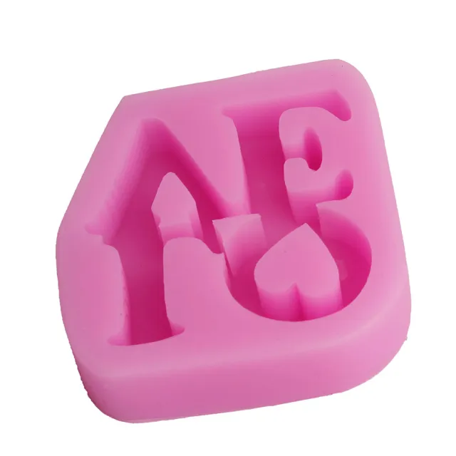 Love silicone mold wedding decoration fondant cake Pink - Shop at LoveMi