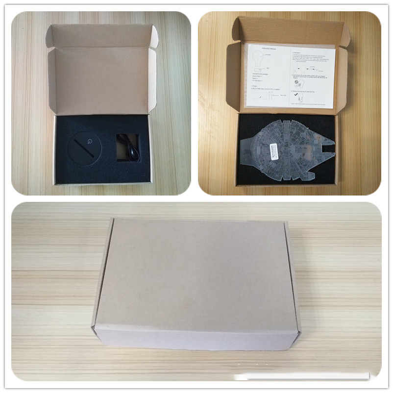 Horizontal bar girl 3D light colorful touch charging LED