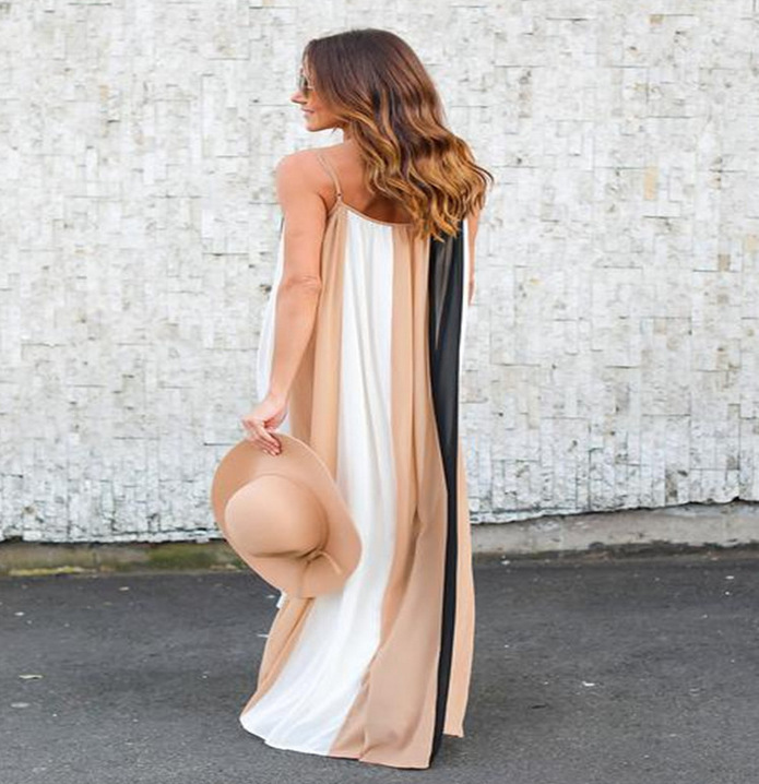 Large size loose slim casual dress