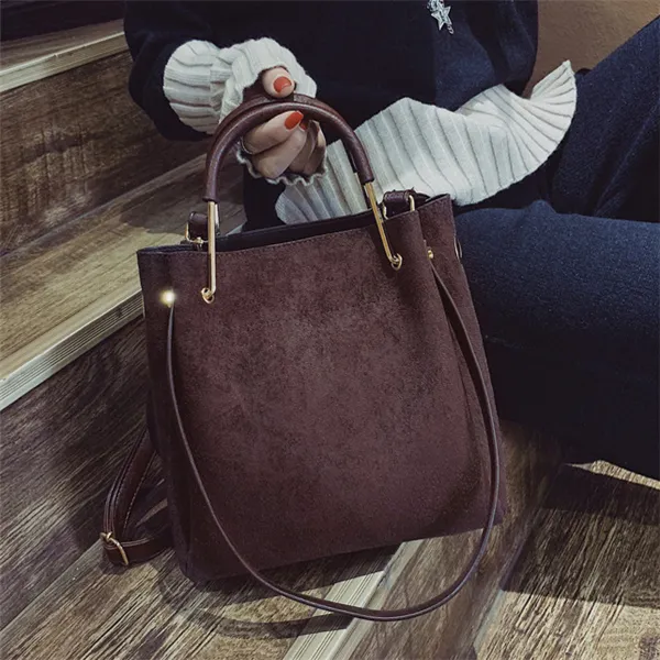 Frosted vintage bag - Brown