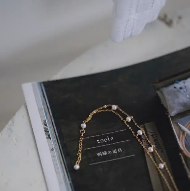 Double row bracelet