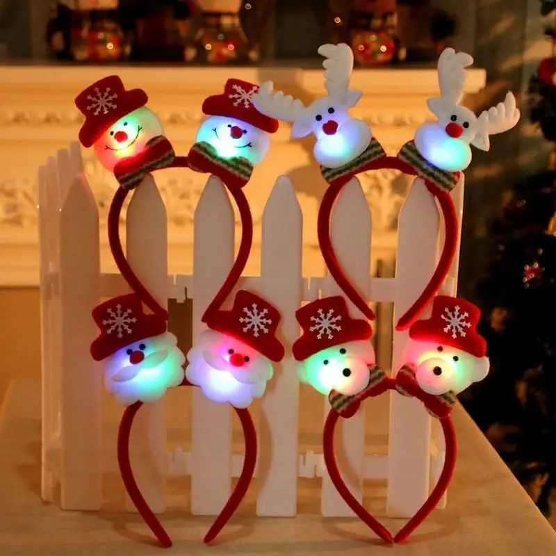 Christmas Headband with Lights