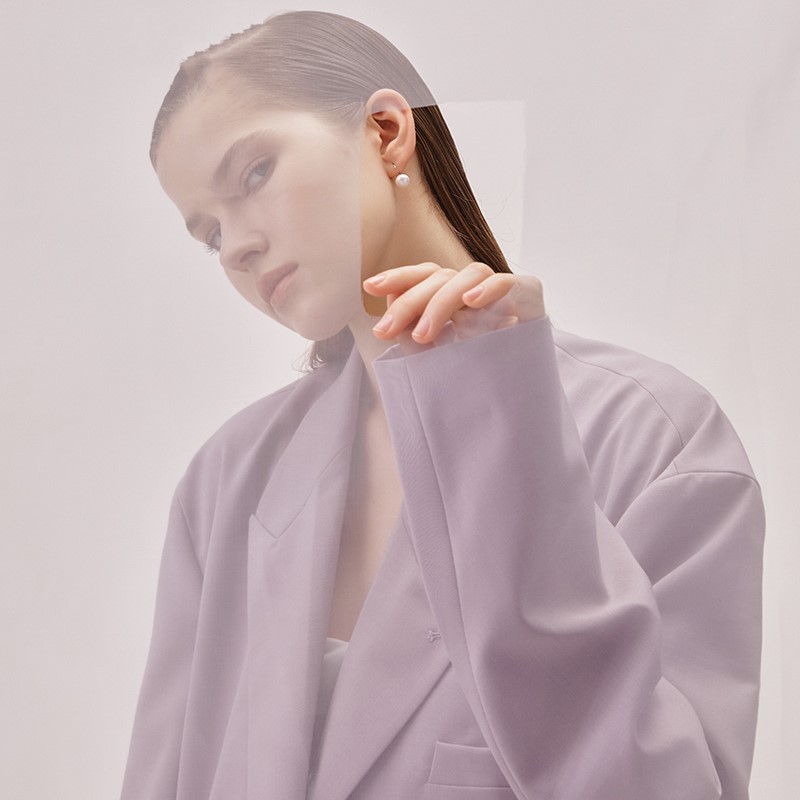 925 Silver Freshwater Pearl Stud Earrings