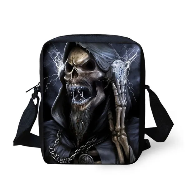 European and American Skull Children's Messenger Bag C4172E - Shop at LoveMi