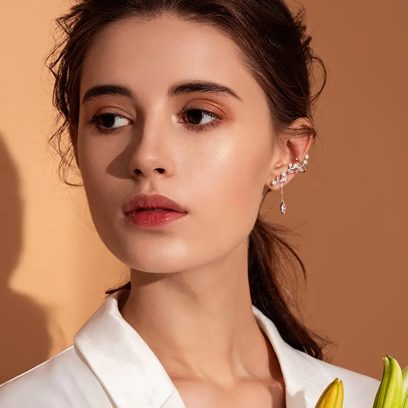 Irregular bamor earrings