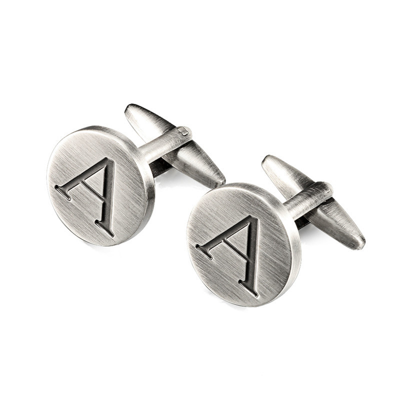 Letter French Shirt Cufflinks, picture 8 of 12