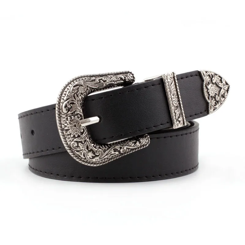 Pin buckle belt - Black
