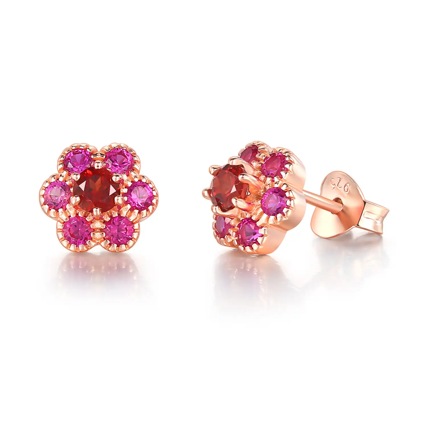 Sweet plum earrings
