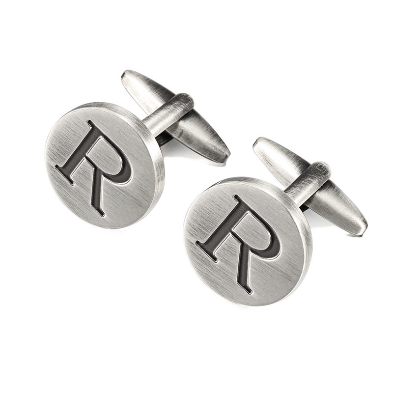 Letter French Shirt Cufflinks, picture 7 of 12