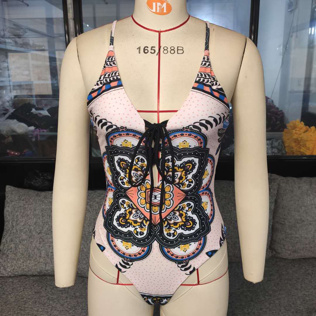 Women's Retro Print Bikini