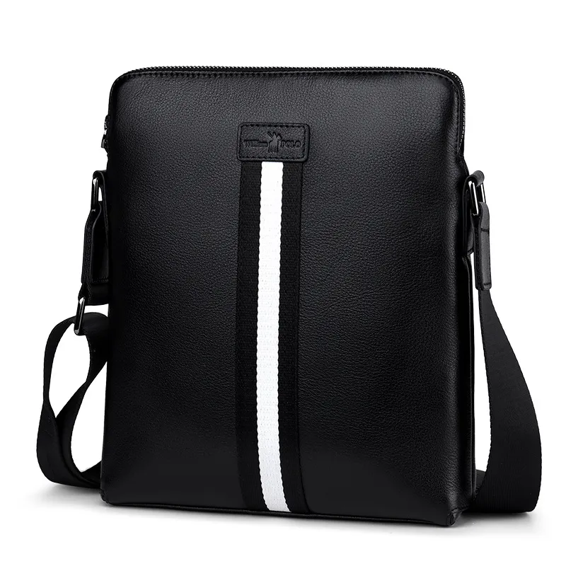 Fashion men's bag shoulder bag - Black