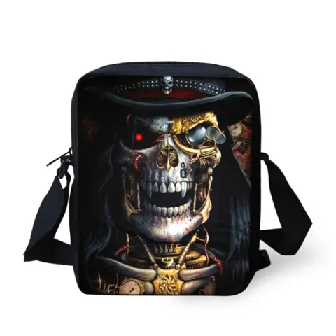 Skull Children's Messenger Bag