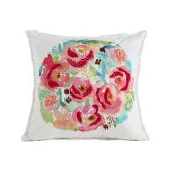Velvet Embroidered Throw Pillow Printed Cushion Cover - View 1