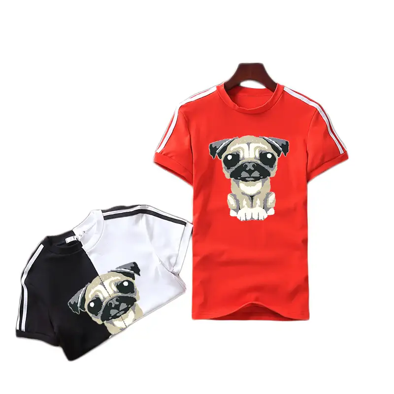 Slim-fit skinny printed T-shirt