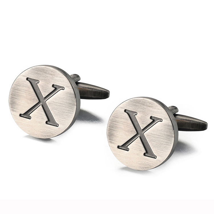 Letter French Shirt Cufflinks, picture 11 of 12