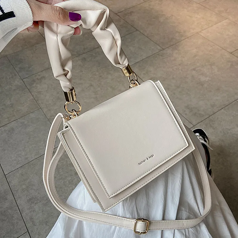 Handbag fashion messenger bag - White