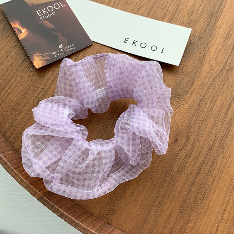 Large intestine hair ring Purple - Shop at LoveMi
