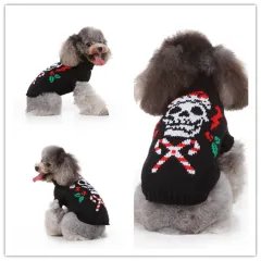 Pet supplies dog clothes sweater autumn clothes - 7Black - View 1