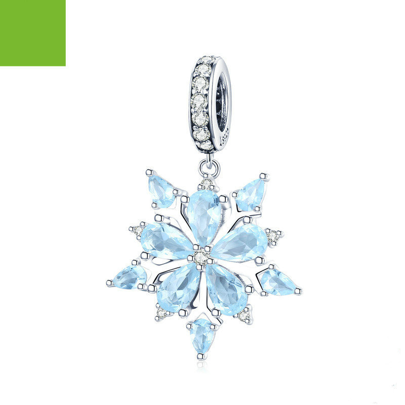 Elegant Snowflake 925 Silver Pendant Accessories