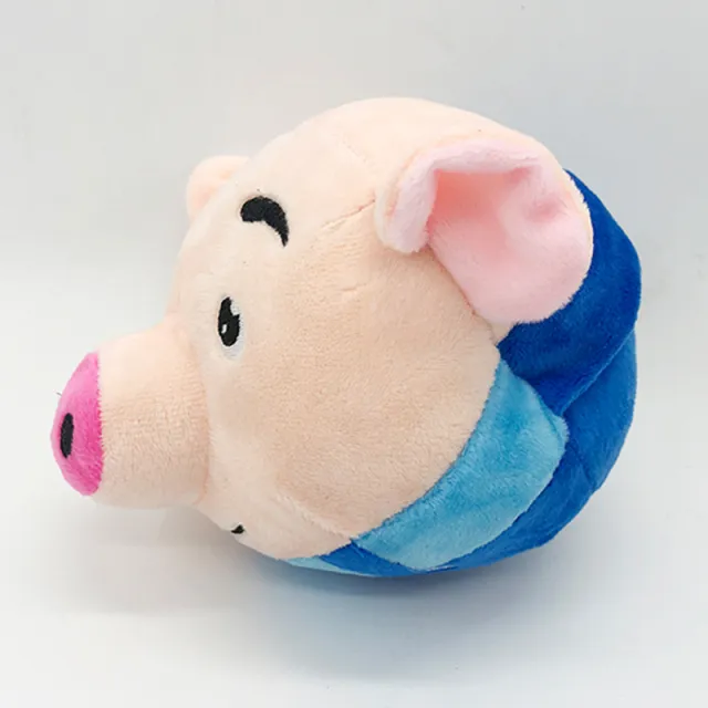 A plush dog powered acoustic bounce ball Pig - Shop at LoveMi