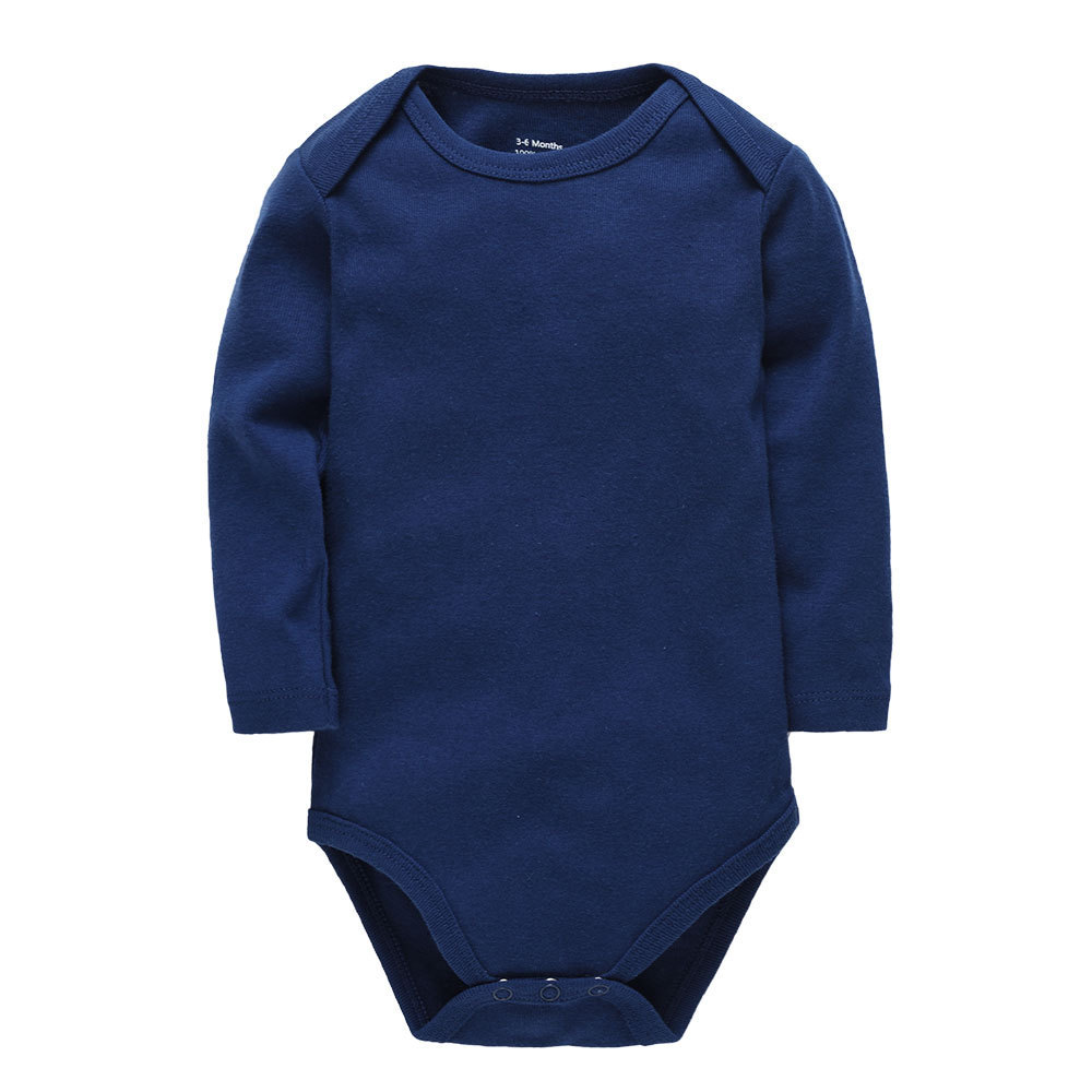 Baby's one piece dress plain hatchcoat solid color Baopi garment
