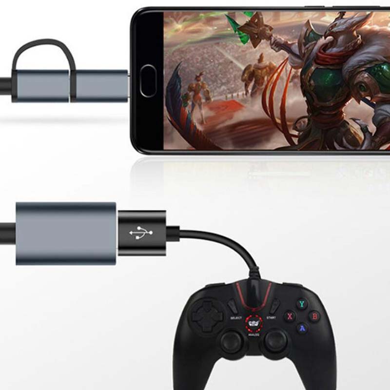 Keyboard conversion line one to two adapter