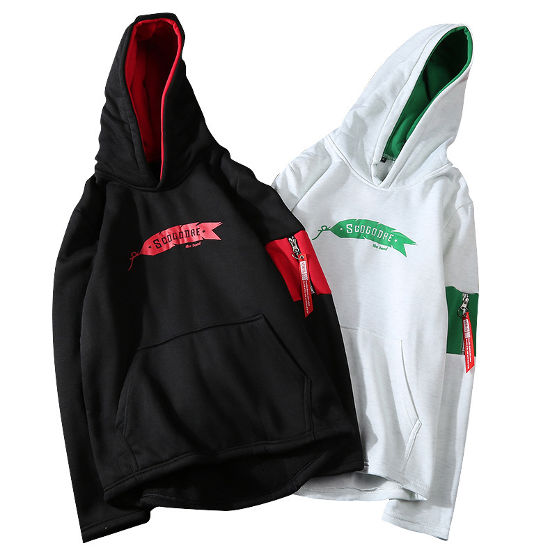 Slim hooded fashionable sweater