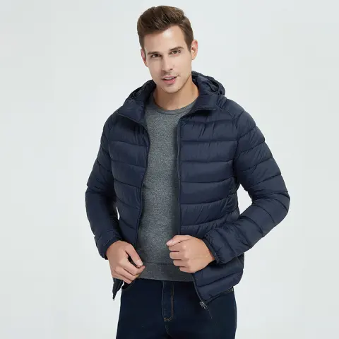 Down Padded Jacket Men's Stand-collar Winter