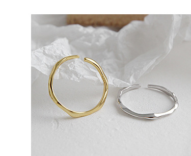 Korean S925 Sterling Silver Ear Buckle Minimalist Line