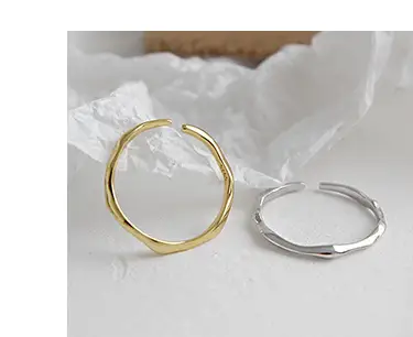 Korean S925 Sterling Silver Ear Buckle Minimalist Line