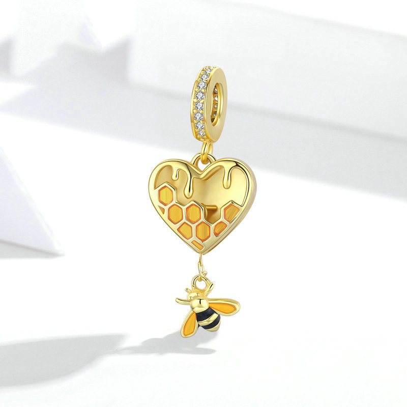 New trendy real gold plated bee diy jewelry accessories