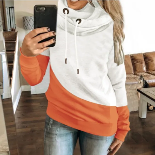Autumn and winter color matching sweater Red - Shop at LoveMi