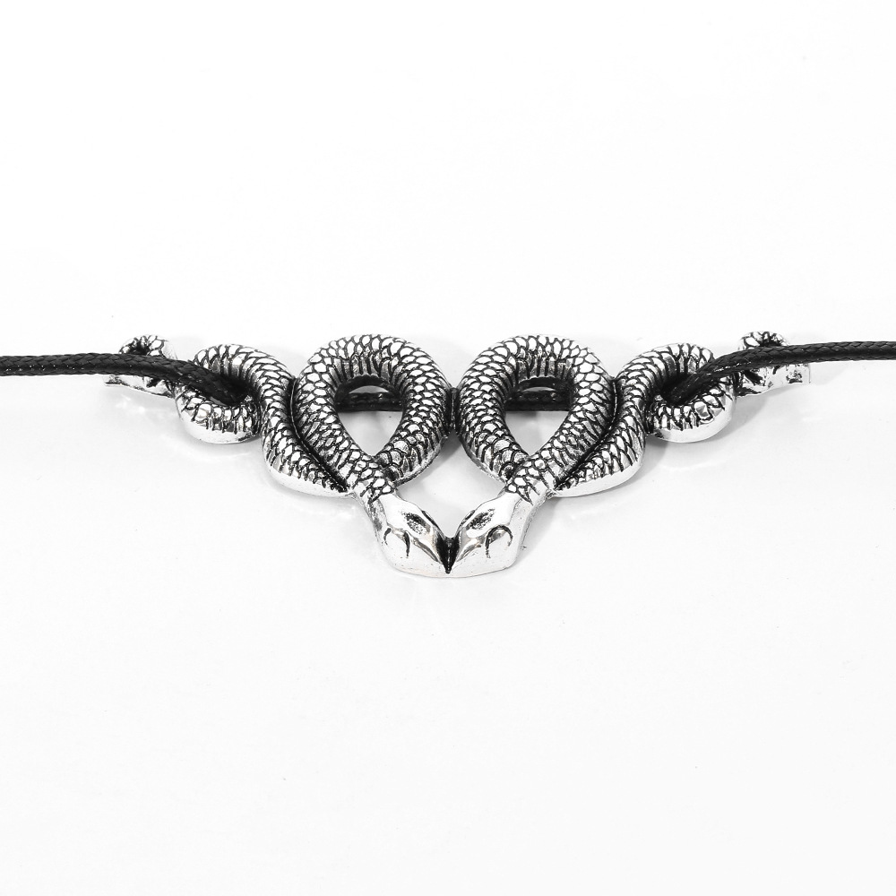 Snake winding pendant