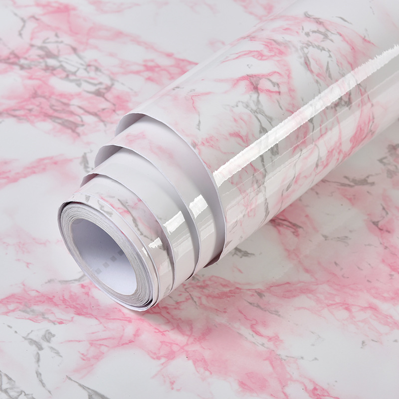 Обои с имитацией мрамора, водонепроницаемые и термостойкие, для ремонта кухонной мебели
