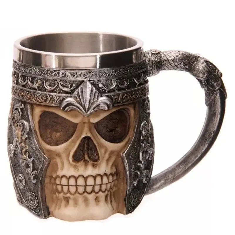 Office stainless steel double-layer drinking cup mug