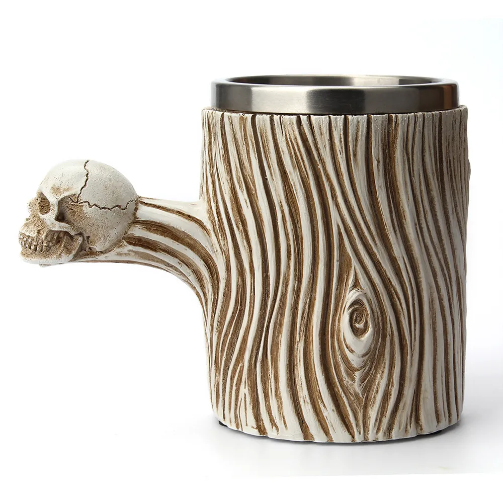 Office stainless steel double-layer drinking cup mug