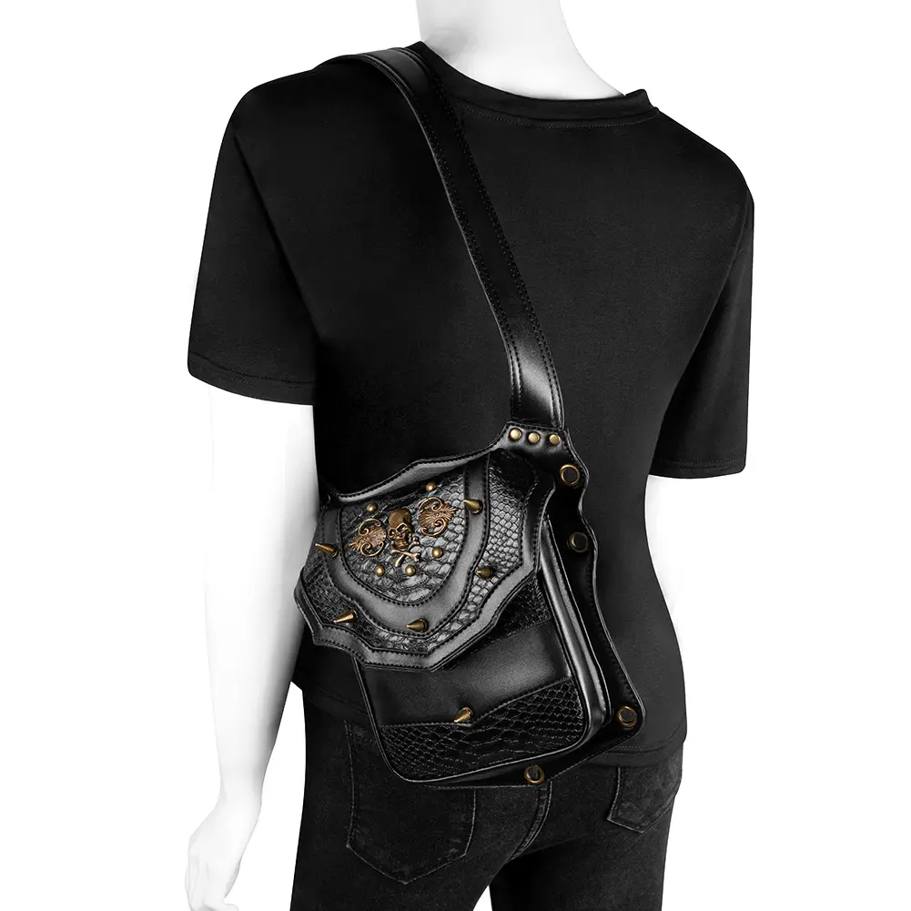 Euro American Punk Skull locomotive neutral outdoor