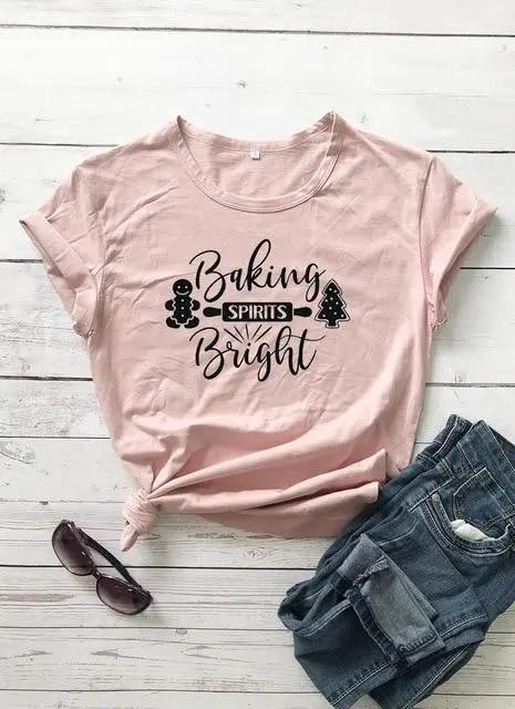 Round neck cotton short sleeves Light Pink - Shop at LoveMi